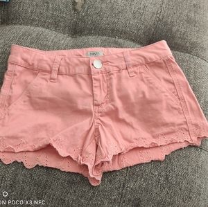 BKE peach shorts size 25